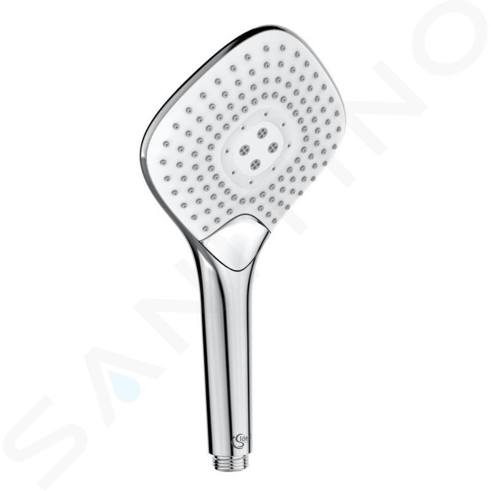 Ideal Standard Idealrain Evo Jet - Alcachofa de ducha Diamond 134 mm, 3 chorros, cromo B1760AA