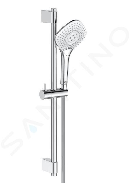 Ideal Standard Idealrain Evo Jet - Conjunto de ducha Diamond, barra 600 mm con teleducha, 3 chorros, cromo B1762AA