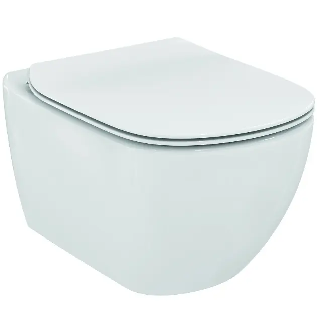 Cuvette de toilette suspendue avec abattant SoftClose, Rimless