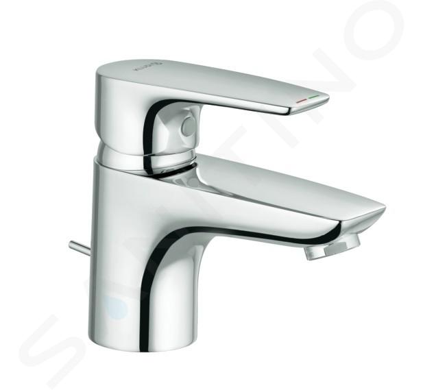 Kludi Pure&Solid - Grifo de lavabo con desagüe, cromo 343850575