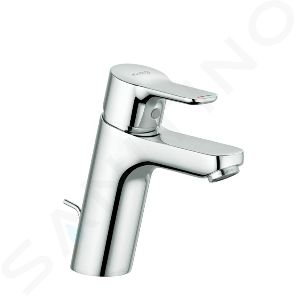 Kludi Pure&Easy - Miscelatore da lavabo, con sistema di scarico, cromato 372900565