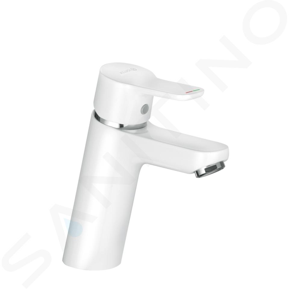 Kludi Pure&Easy - Miscelatore da lavabo, cromo/bianco 372929165