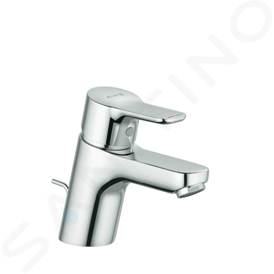 Kludi Pure&Easy - Miscelatore da lavabo, con sistema di scarico, cromato 373850565