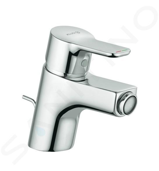 Kludi Pure&Easy - Grifo de bidé con desagüe, cromo 375330565