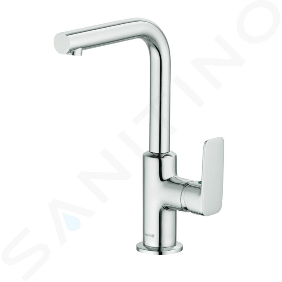 Kludi Pure&Style - Miscelatore da lavabo, con sistema di scarico, cromato 400250575