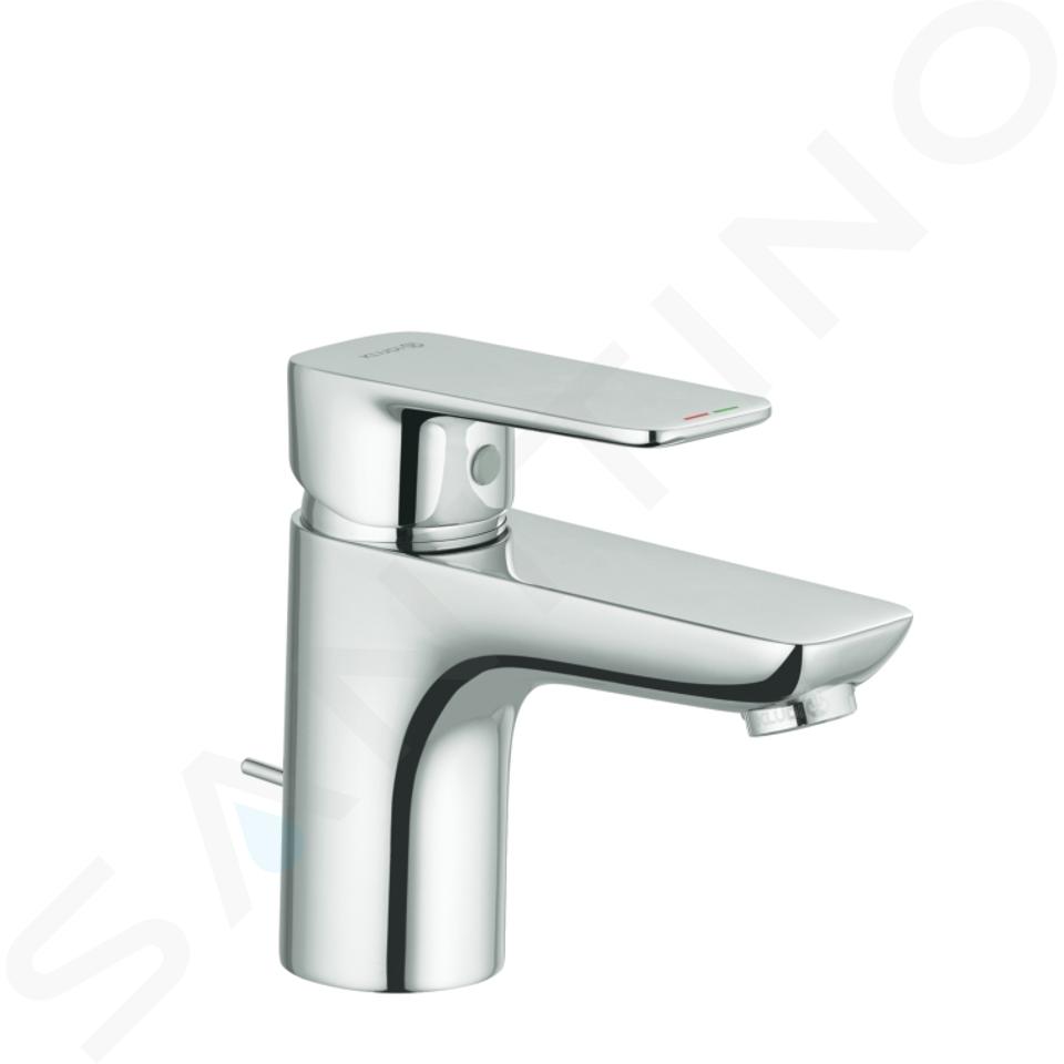 Kludi Pure&Style - Grifo de lavabo con desagüe, cromo 403820575