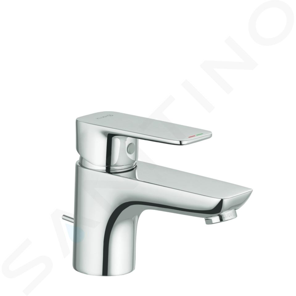 Kludi Pure&Style - Grifo de lavabo con desagüe, cromo 403850575