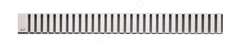 Alcadrain Grilles - Grille pour bac à douche linéaire 650 mm, acier inoxydable mat LINE-650M