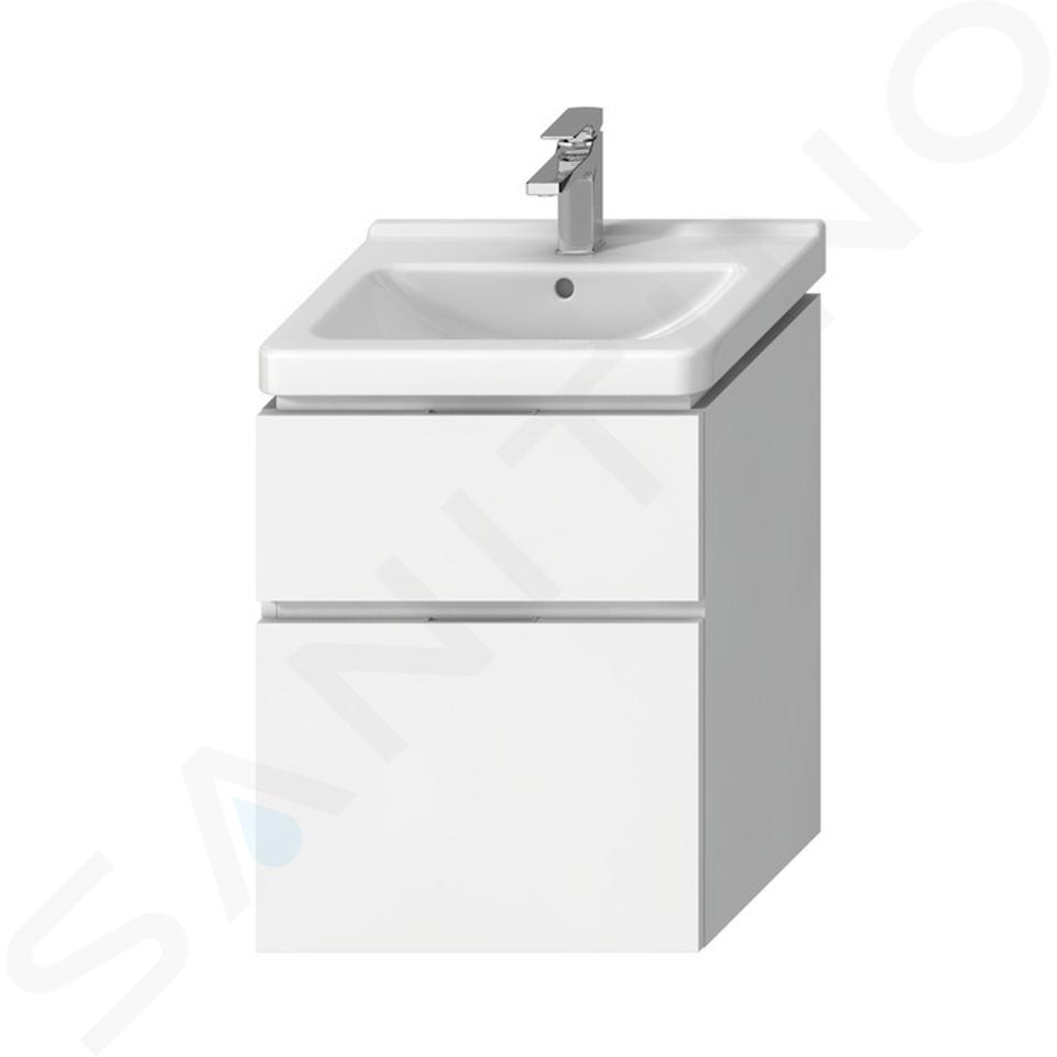 Jika Cubito Pure - Mobile lavabo 54x68 cm, bianco H40J4224025001