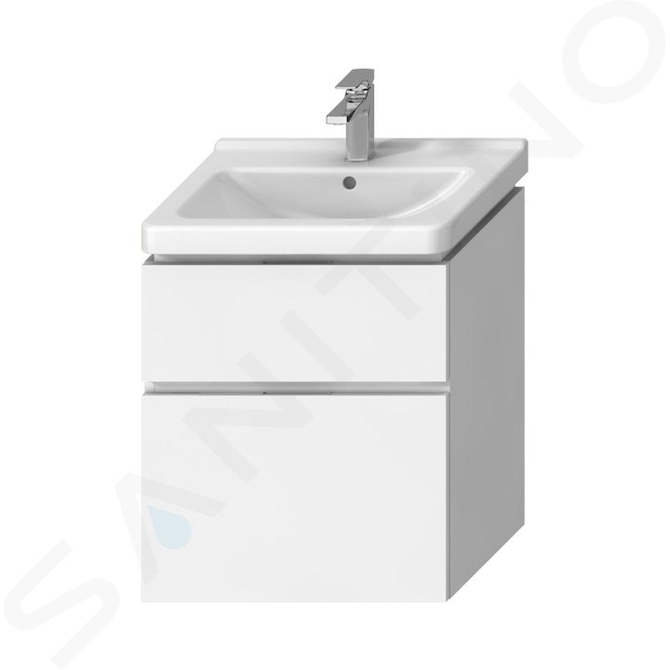 Jika Cubito Pure - Mobile lavabo 59x68 cm, bianco H40J4234025001