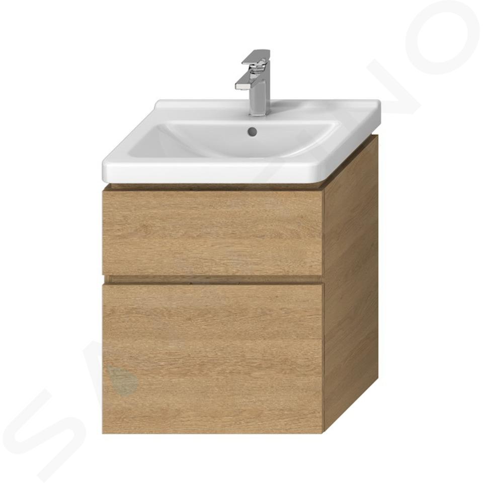 Jika Cubito Pure - Meuble sous lavabo 590x683 mm, chêne H40J4234025191