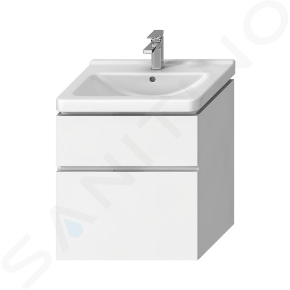 Jika Cubito Pure - Mobile lavabo 64x68 cm, bianco H40J4244025001