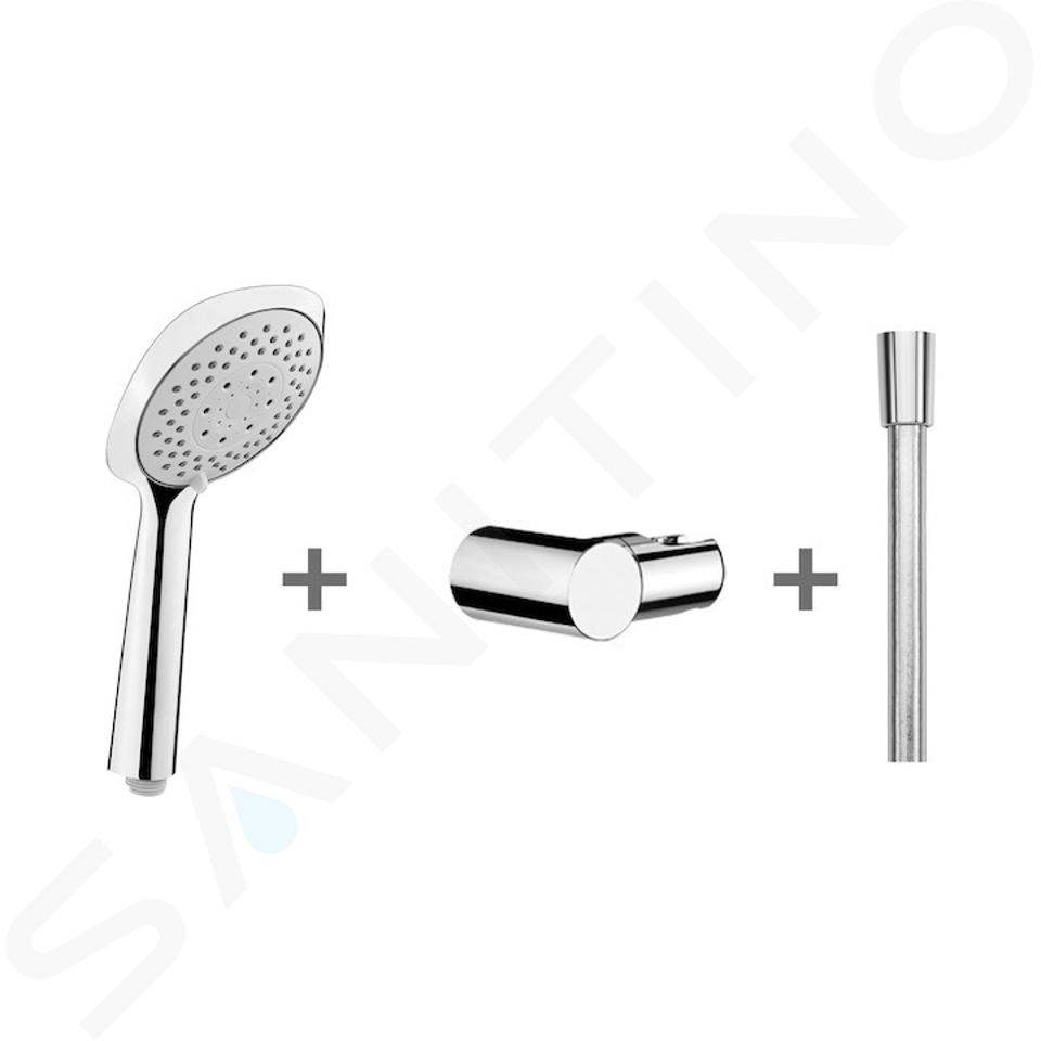 Jika Cubito Pure - Set de douche Cubito-N 11 cm, 4 jets, chrome H3651X00043631