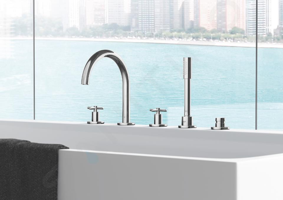 Grohe Atrio - Badkraan, installatie, chroom 19923003 |