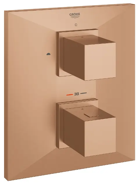 Grohe Allure Brilliant - Podtynkowy termostatyczny kran wannowy ...