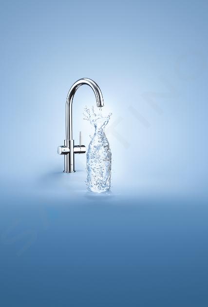 GROHE BLUE PURE K7 - MISCELATORE CROMATO DOPPIO COMANDO CON FILTRO  DELL'ACQUA INTEGRATO - 31344001