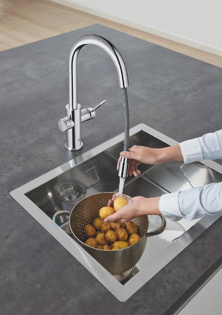 Cuisine Robinetterie Grohe Blue Home Grohe