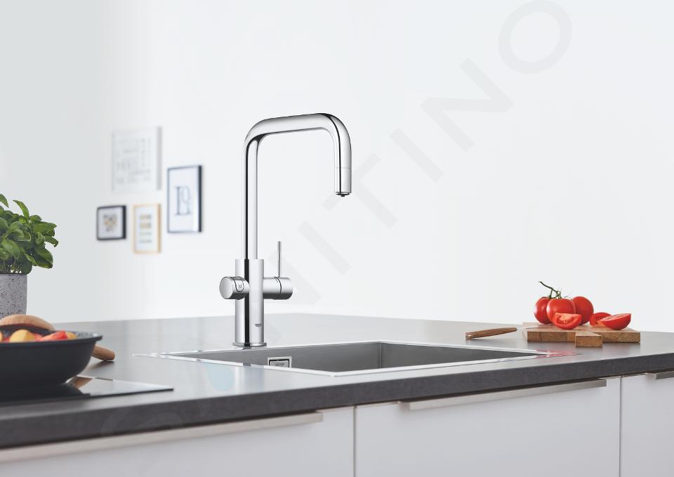 GROHE BLUE HOME - MISCELATORE CROMATO DA LAVELLO CONNESSIONE WIFI