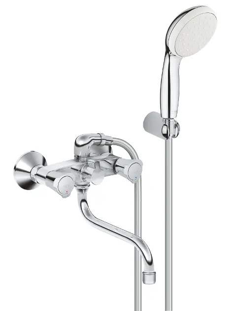 Grohe Costa L - Multifunctionele badkraan met toebehoren, chroom 2679010A