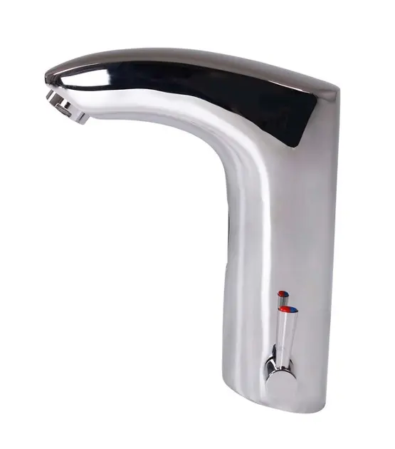 Robinet Automatique Infrarouge Chromé 30cm - Mitigeur Lavabo Sans Contact Salle De Bain