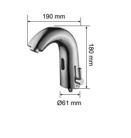 Jet Dryer Robinet infrarouge - Robinet automatique de lavabo avec