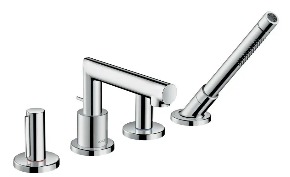 Levně Axor Uno - Vanová baterie s příslušenstvím, 4-otvorová instalace, chrom 45444000