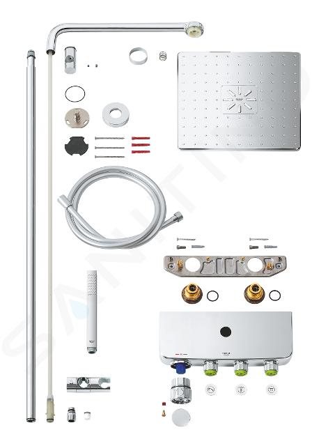 Colonne douche thermostatique GROHE Euphoria SmartControl System 310 Cube  Duo 26508000