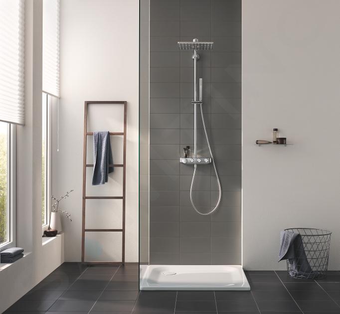 Grohe 26508LS0 Euphoria Smartcontrol System 310 Cube Columna de ducha con  mezclador - cromo / blanco