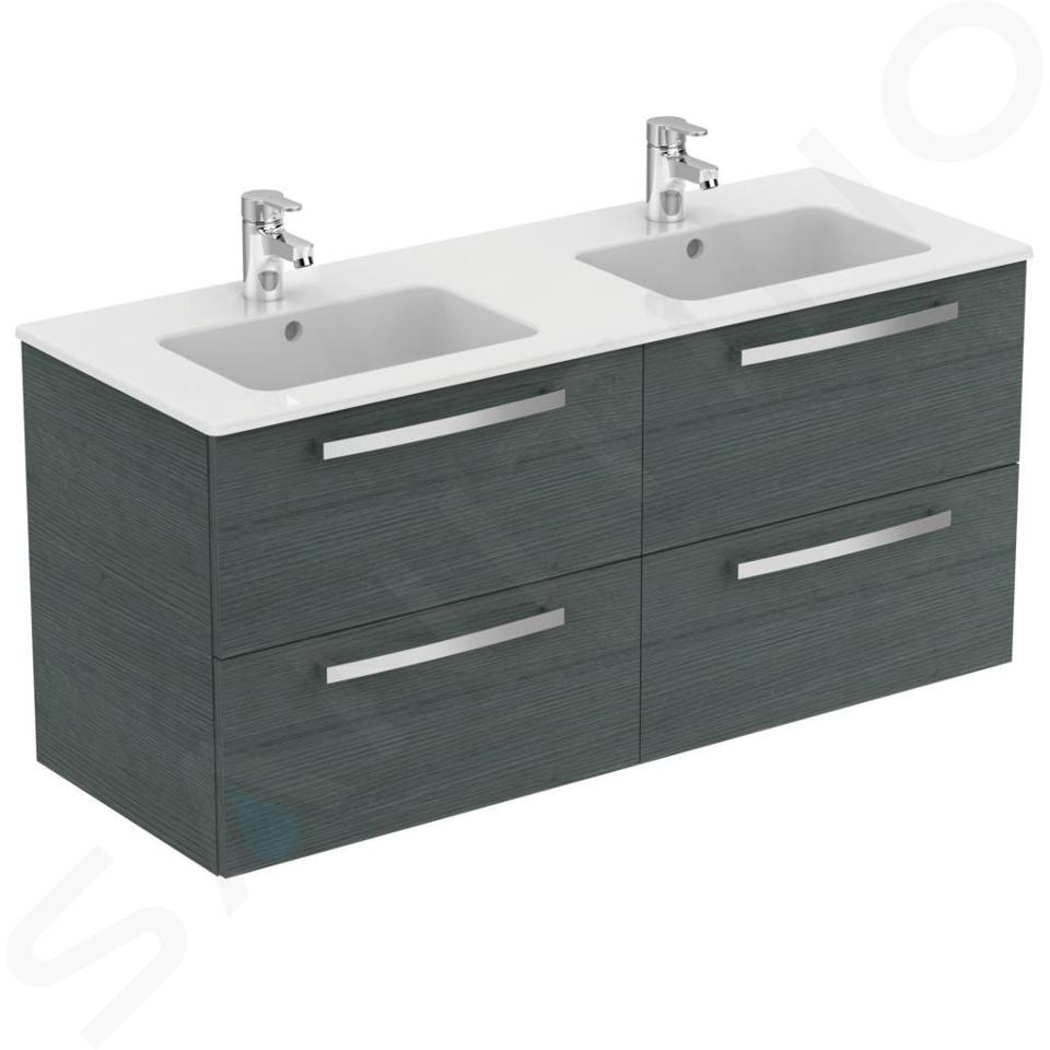 Ideal Standard Tempo - Mobiletto sottolavabo 800 x 440 x 740, laccato  bianco lucido E3241WG