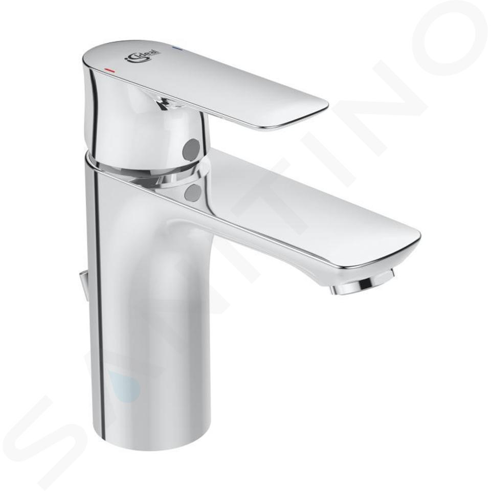 Ideal Standard Connect Air - Grifo de lavabo con desagüe, cromo A7021AA