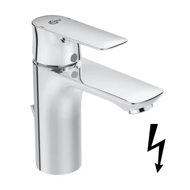 Ideal Standard Connect Air - Baterie lavoar cu evacuare, crom A7022AA