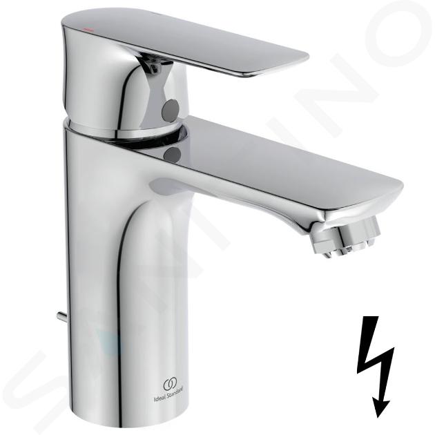 Ideal Standard Connect Air - Grifo de lavabo Grande, con desagüe, cromo A7054AA