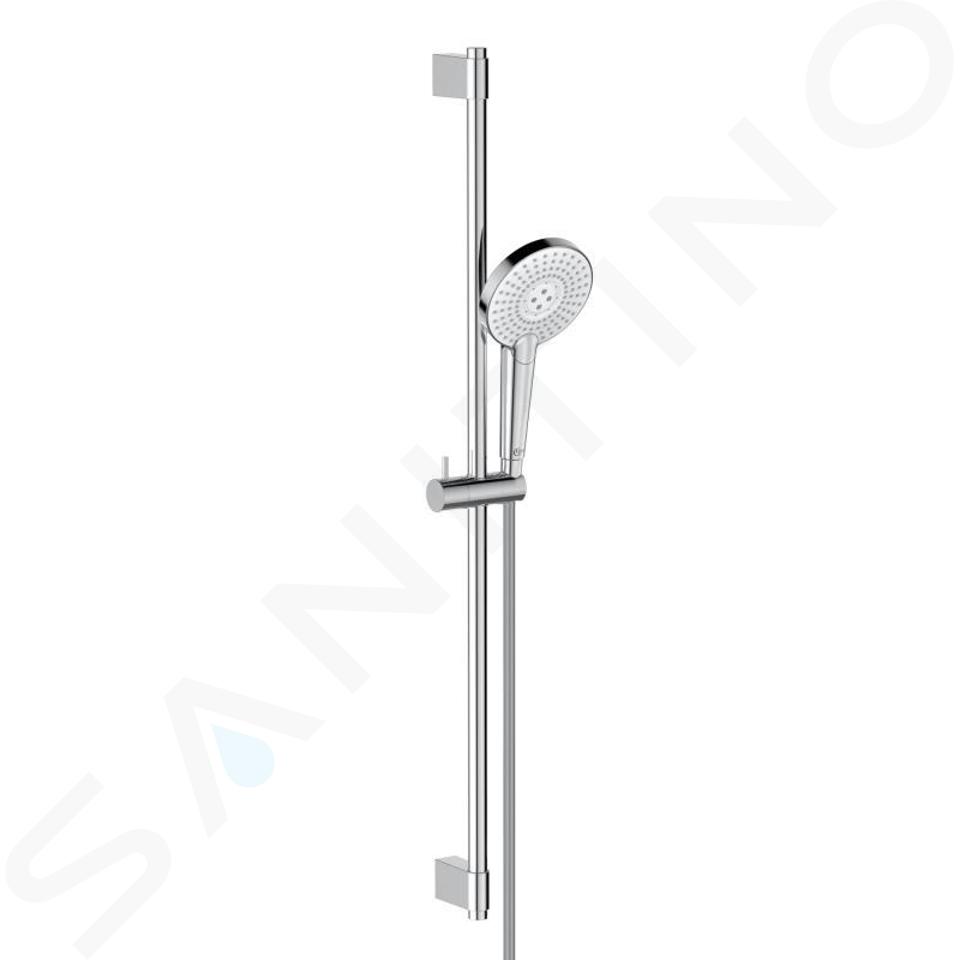 Ideal Standard Idealrain Evo Jet - Set de douche Circle, barre 900 mm avec douchette, 3 jets, chrome B1763AA