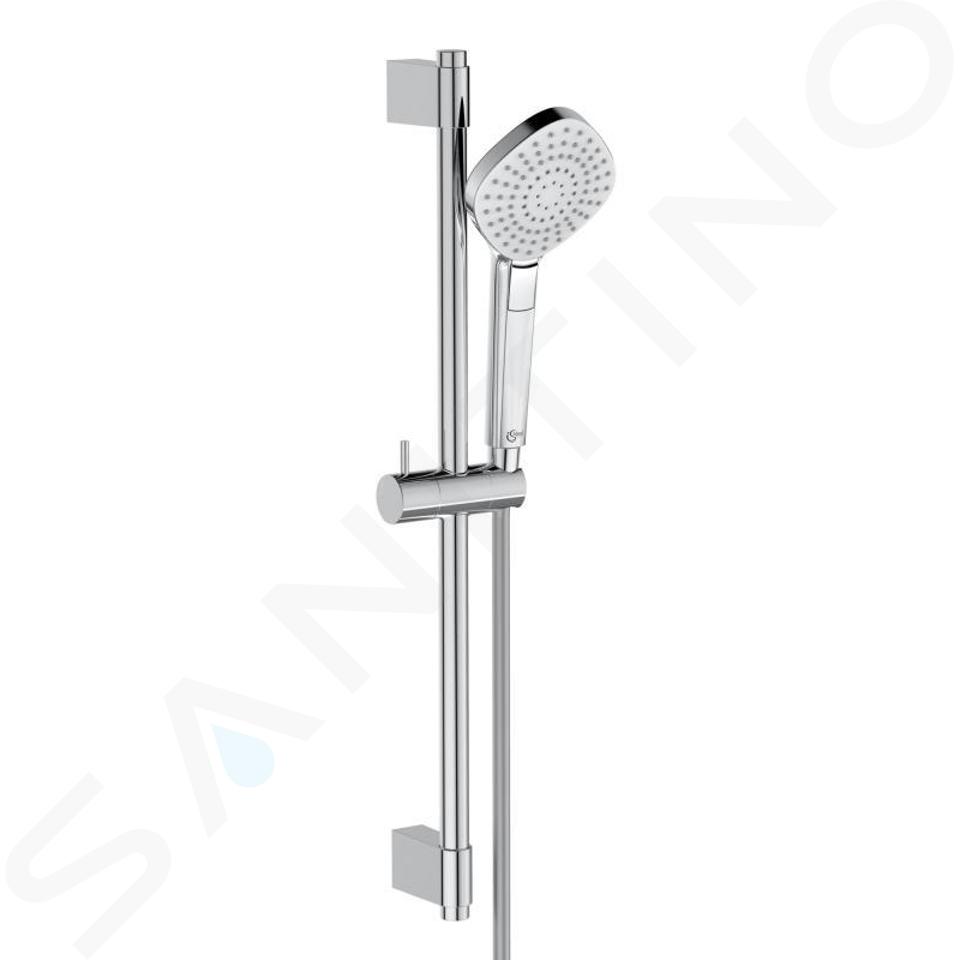 Ideal Standard Idealrain Evo Jet - Set doccia Diamond, asta saliscendi 600 mm, 3 getti, cromato B2234AA