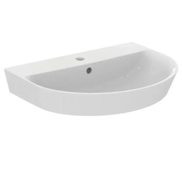 Levně Ideal Standard Connect Air - Umyvadlo 60x46 cm, s přepadem, otvor pro baterii, s Ideal Plus, bílá E0694MA