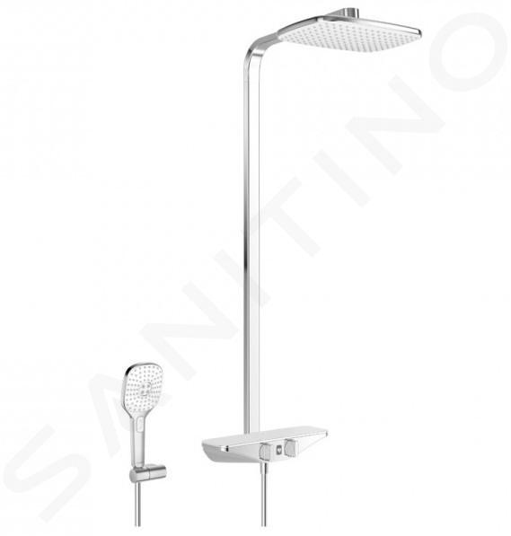 Hansa Emotion - Le set de douche Wellfit avec thermostat, 360x220 mm, blanc/chrome 5865017282