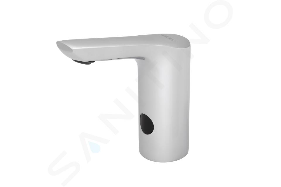 Sanela Grifos automáticos - Grifo automático de lavabo, alimentación de batería 6V, cromo SLU 56B