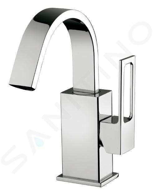 Paffoni Effe - Grifo de lavabo con desagüe, cromo EF837CR