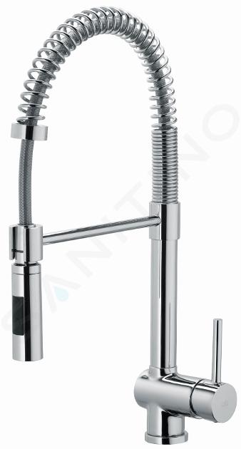 Paffoni Stick - Miscelatore da lavello con doccetta estraibile, cromato SK179CR