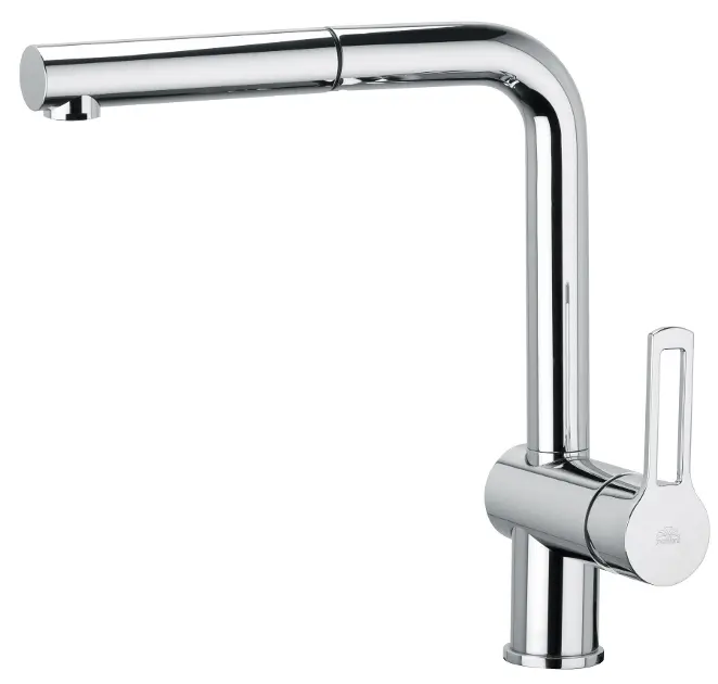 Paffoni Ringo - Baterie chiuvetă cu duș extractibil, crom RIN185CR