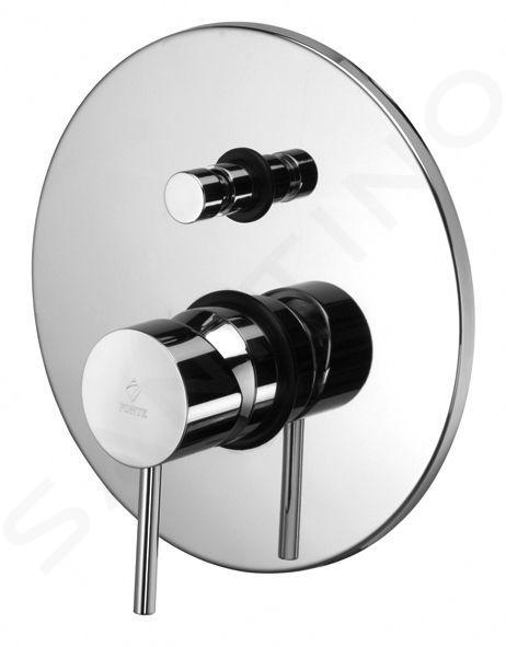 Paffoni Light - Mitigeur de douche encastré avec inverseur et corps d’encastrement, chrome LIG015CR