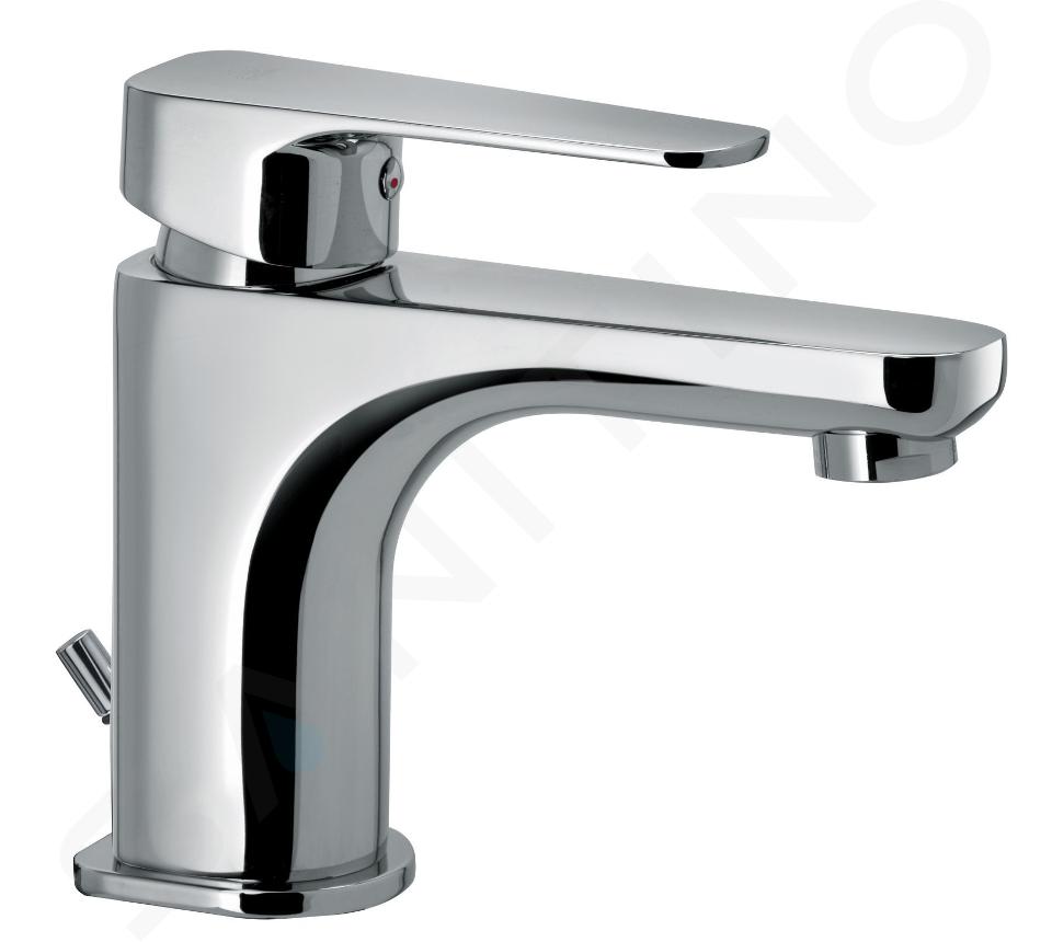 Paffoni Sly - Grifo de lavabo con desagüe, Energy Saving, cromo SY075CR-ES