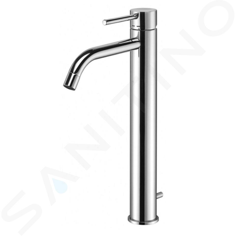 Paffoni Light - Grifo de lavabo con desagüe, cromo LIG085CR