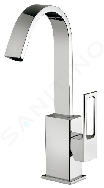 Paffoni Effe - Miscelatore per lavabo, con sistema di scarico, cromato EF877CR