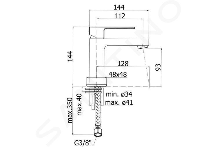 Paffoni Elle - Miscelatore per lavabo, cromato EL071CR