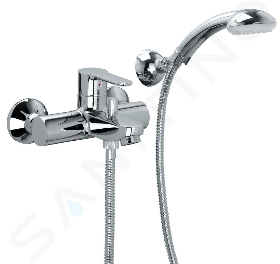 Paffoni Blu - Mitigeur de baignoire avec accessoires, chrome BLU023CR