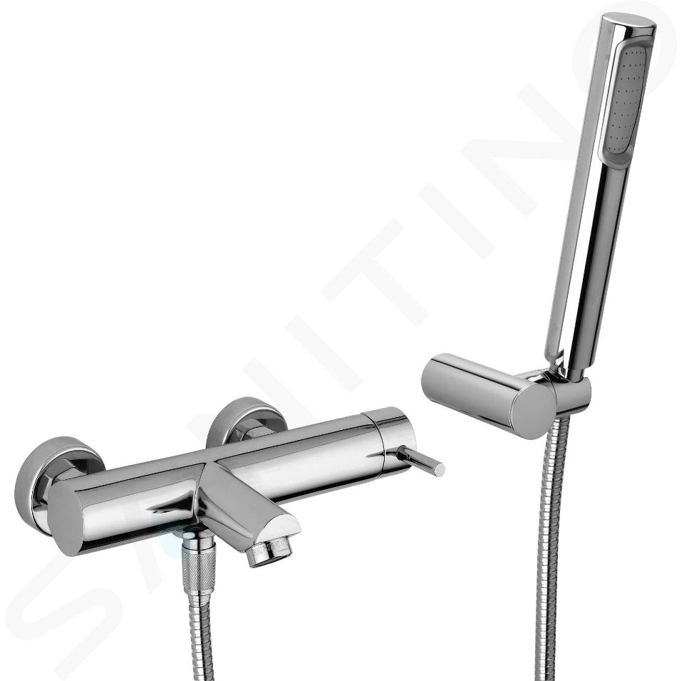 Paffoni Stick - Miscelatore con accessori per vasca da bagno, cromato SK023CR