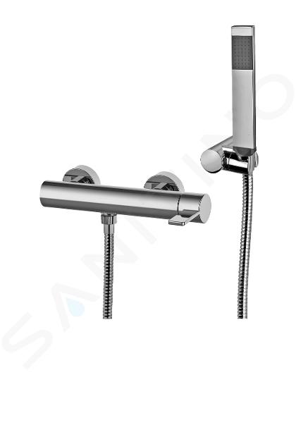 Paffoni Rock - Mitigeur de douche avec accessoires, chrome RO168DCR