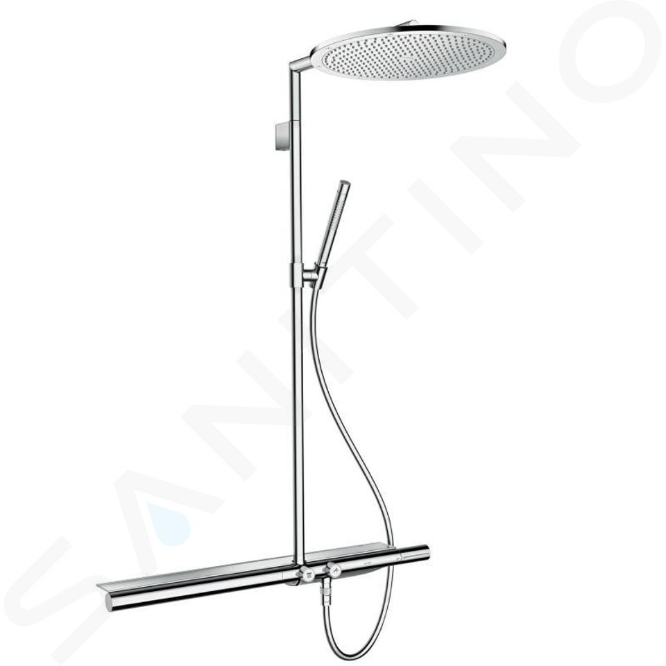 Axor ShowerSolutions - Set de duș Showerpipe 800 cu termostat de perete, crom 27984000