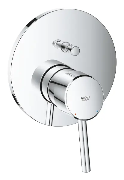 Grohe Concetto - Grifo empotrado para dos dispositivos, cromo 24054001